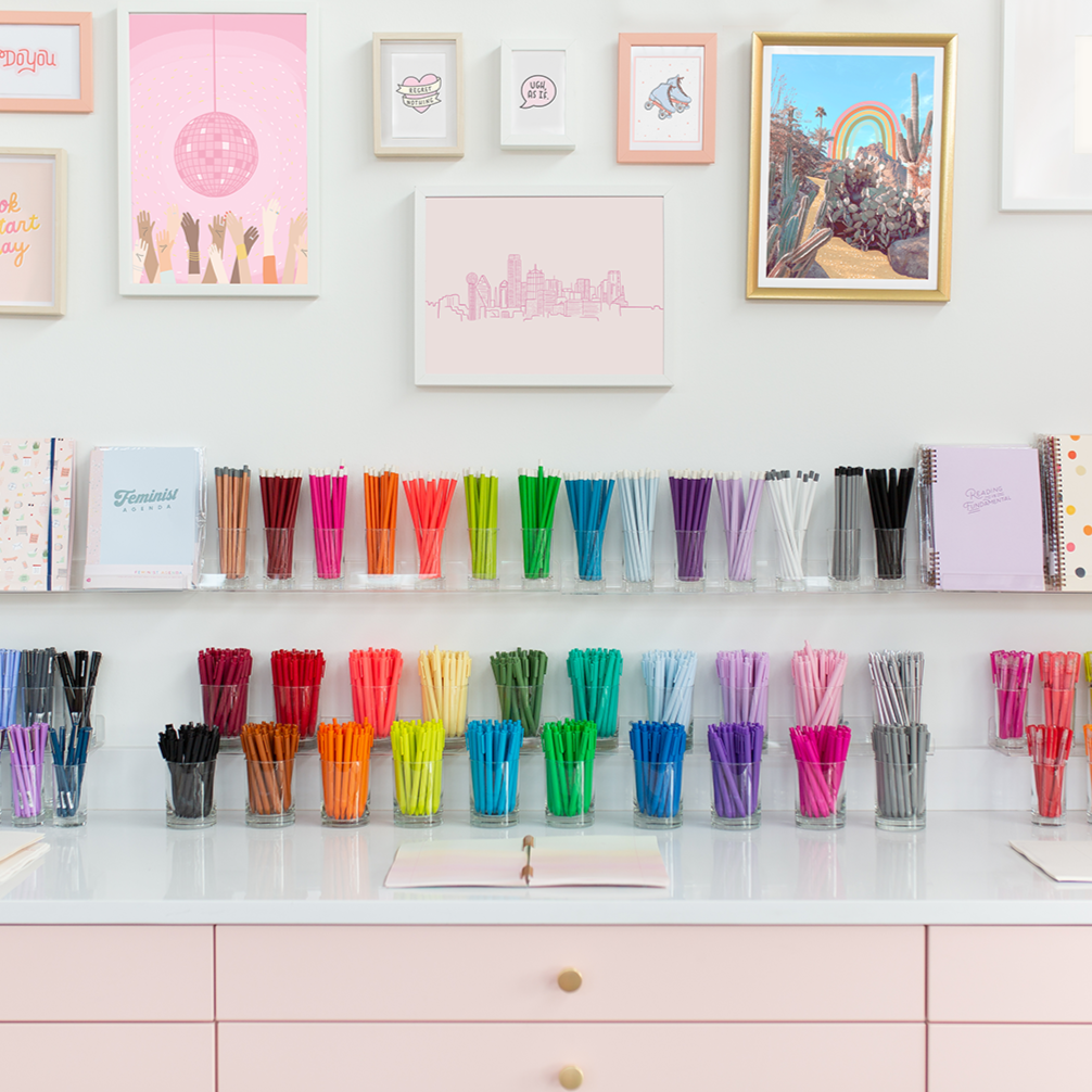 Bulk Jotters - with Cup: Neon Coral