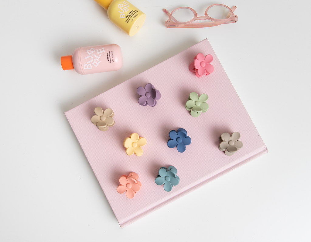 Flower Claw Clips (Pack of 9 / 1.50 each) TOPSELLER!