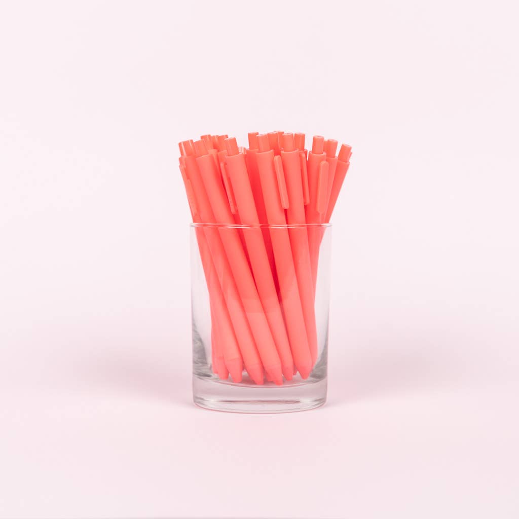 Bulk Jotters - with Cup: Neon Coral