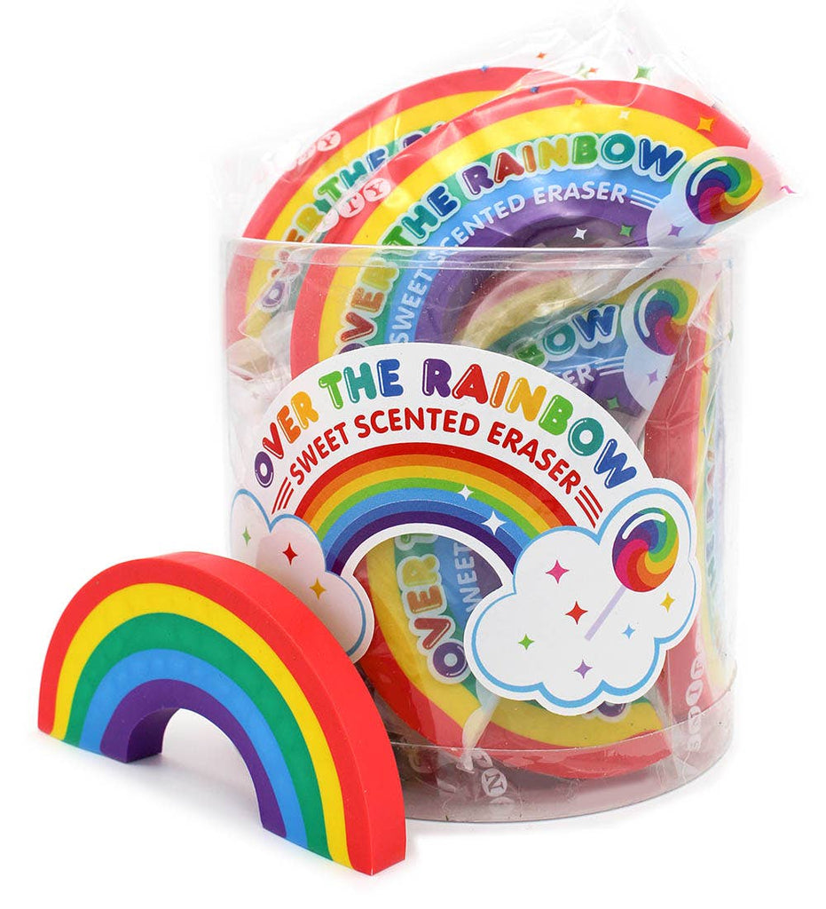 OVER THE RAINBOW SCENTED ERASER - TUB of 12