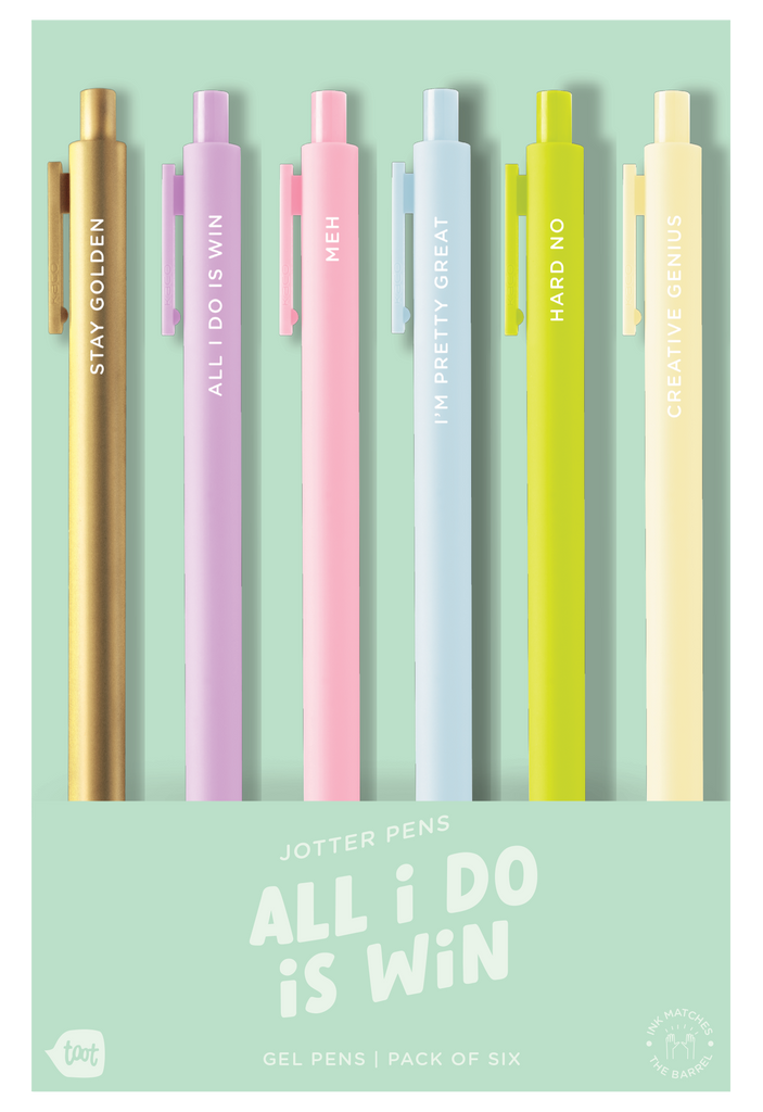 Jotter Sets - 6 pack (Top Sellers!!): All I Do Is Win