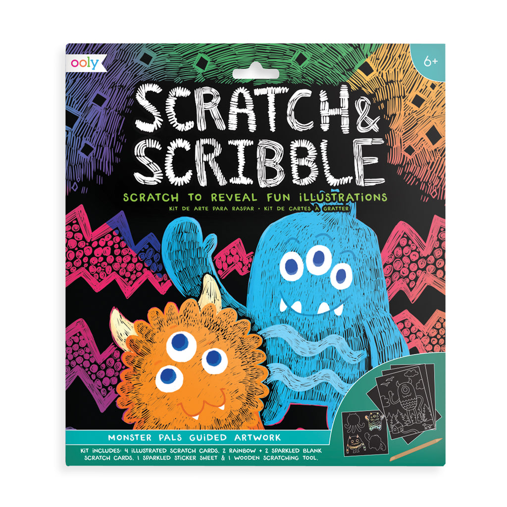 Scratch & Scribble Art Kit Monster Pals