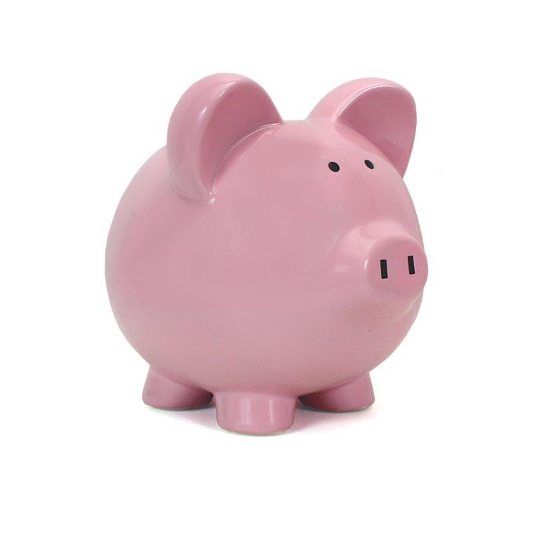 Big Ear Pig Piggy Bank Pink