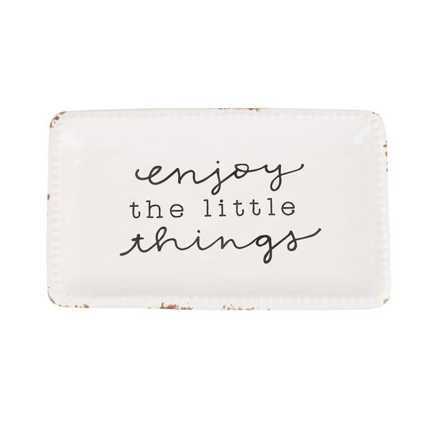 Enjoy Little Things Trinket Tray