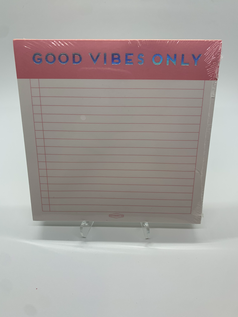 Good Vibes Only Notepad