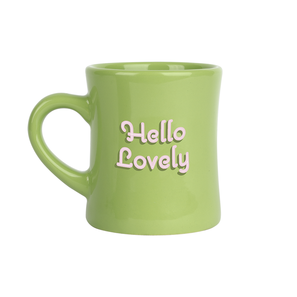 Hello Lovely Avocado Diner Mug