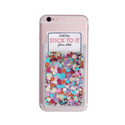 Stick To It Multi Confetti Phone Card Holder