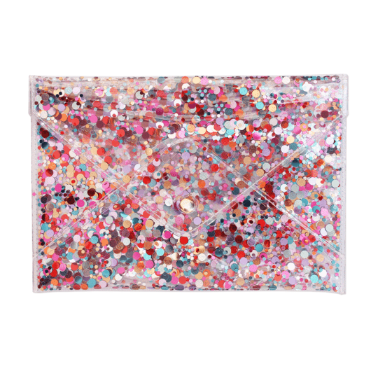 Confetti Envelope Clutch