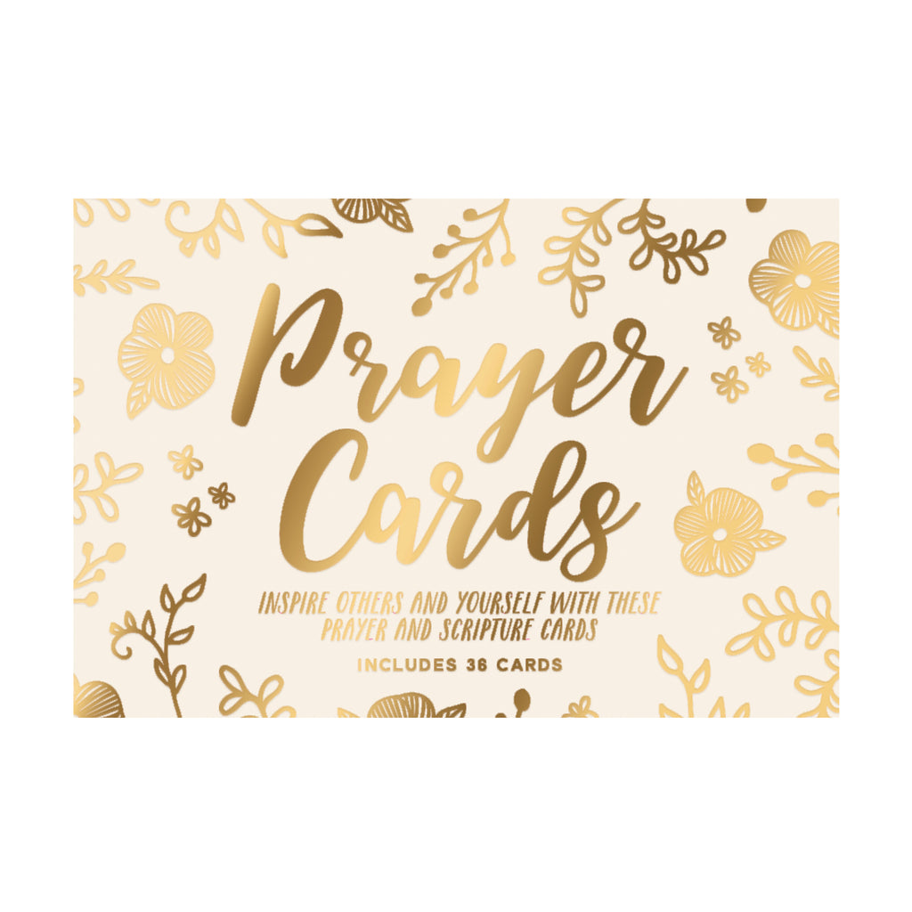 Christian Collection Prayer Gold 4x6