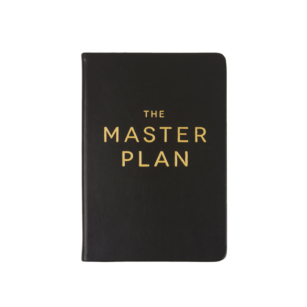 Journal Black Master Plan 6x8