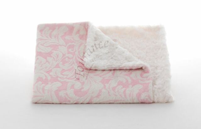 Baby Blanket (Taggie)- Fleur de Lyz Pink