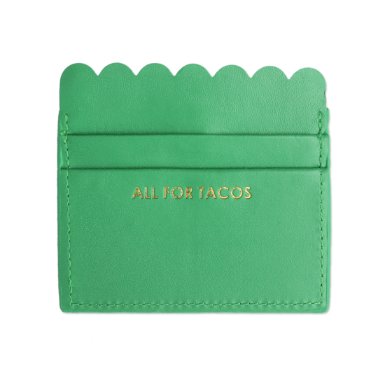 All For Tacos Scalloped Card Holder