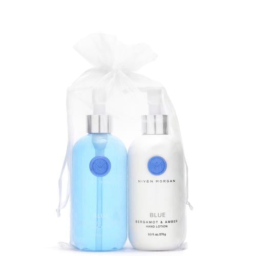 Blue Hand Set - hand Soap and Hand Lotion