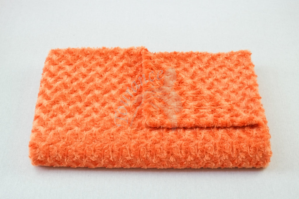 Baby Blanket - Rosebud Orange