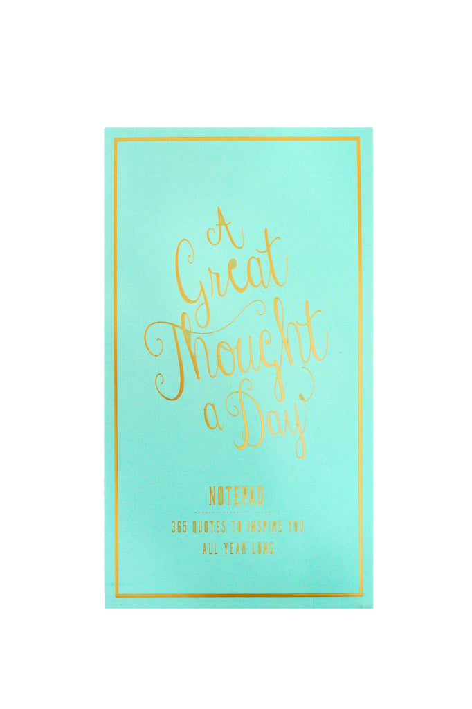 A Great Thought A Day Seafoam 4.5x8