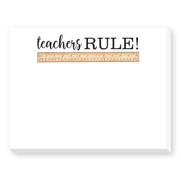 Teachers Rule Dittie Notepad