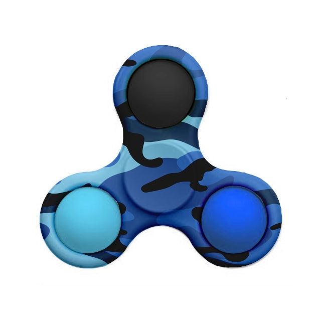 Tri Fidget Spinner - Blue Camo