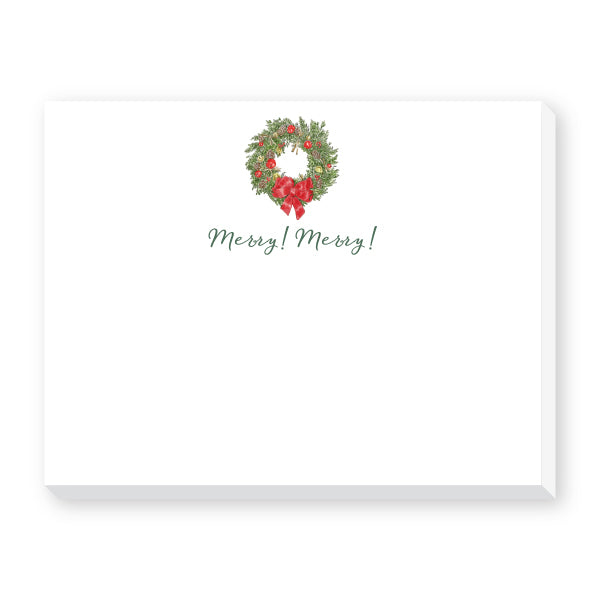 Holiday Wreath Mini Notepad