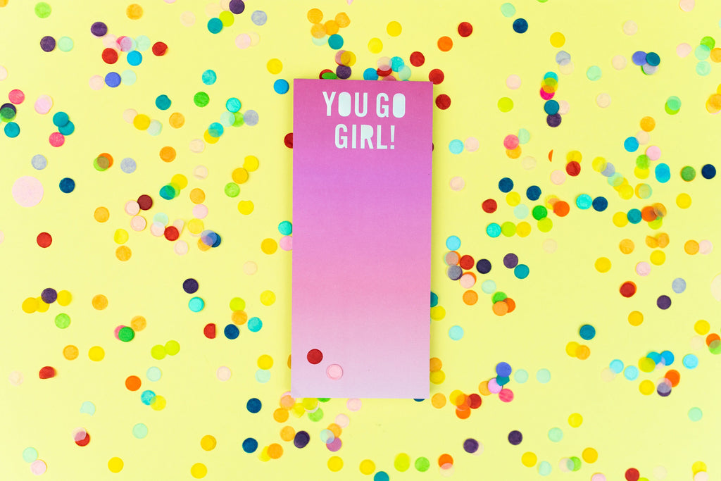You Go Girl! List Pad with Magnet