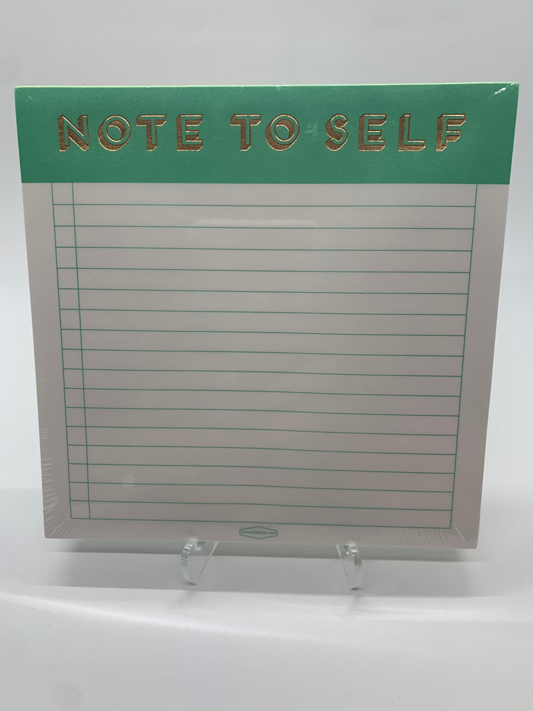 Note To Self Notepad