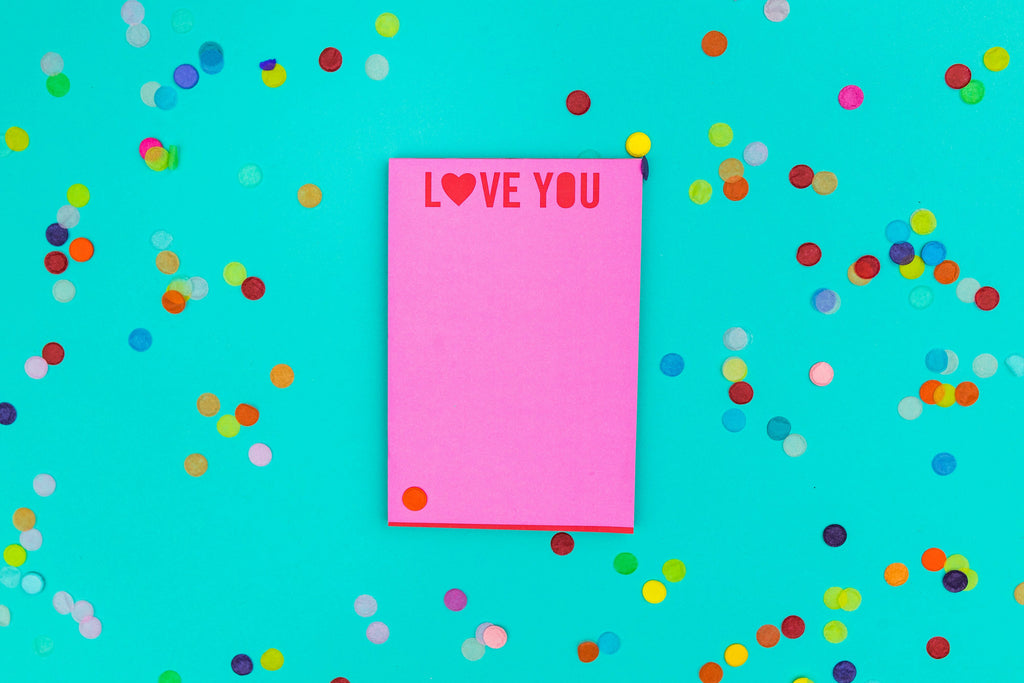 Love You 4x6 Notepad