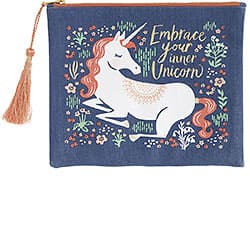 Unicorn Canvas Pouch